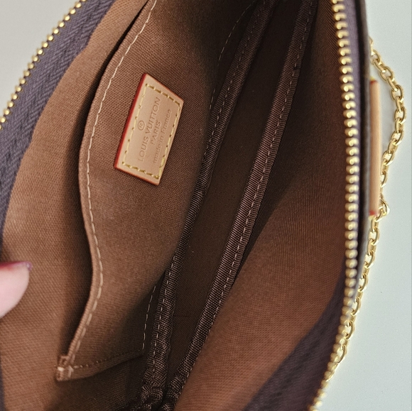 Louis Vuitton LV Monogram Multi Pochette Wristlet/ Small Purse - Picture 7 of 14